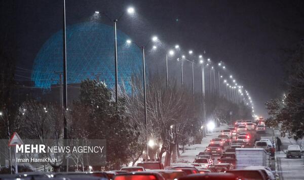 عکس زمستانی همدان