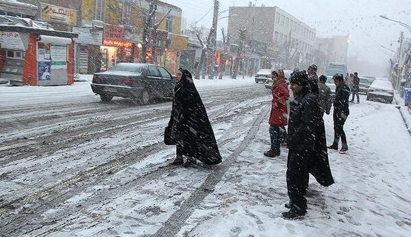 عکس زمستانی همدان