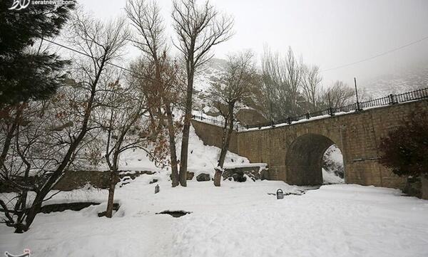 عکس زمستانی همدان