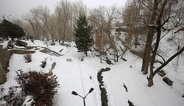 عکس زمستانی همدان
