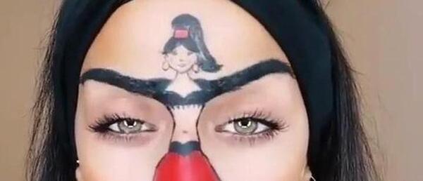 عکس نقاشی روی صورت