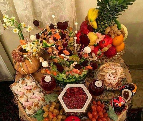 عکس ایده شب یلدایی