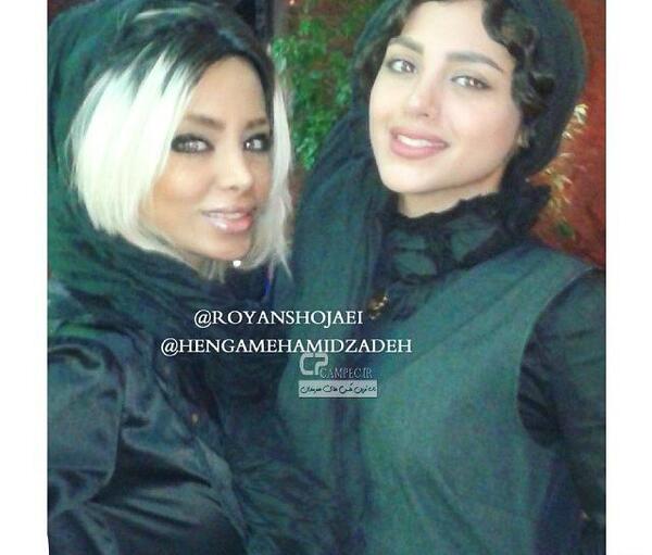 عکسهای الهام چرخنده و پسرش