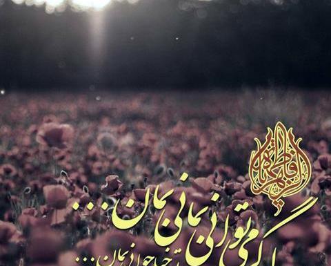 عکس نوشته صل الله علیک یا فاطمه