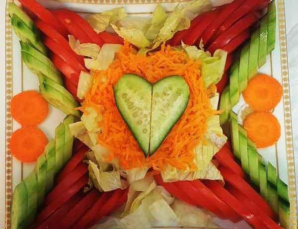 عکس های تزیین سالاد فصل