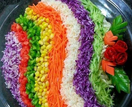 عکس های تزیین سالاد فصل