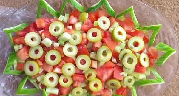عکس های تزیین سالاد فصل