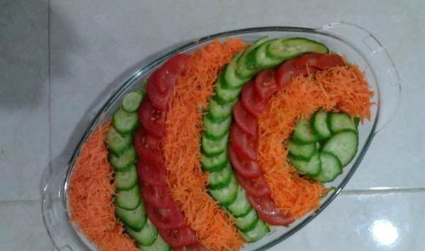 عکس های تزیین سالاد فصل