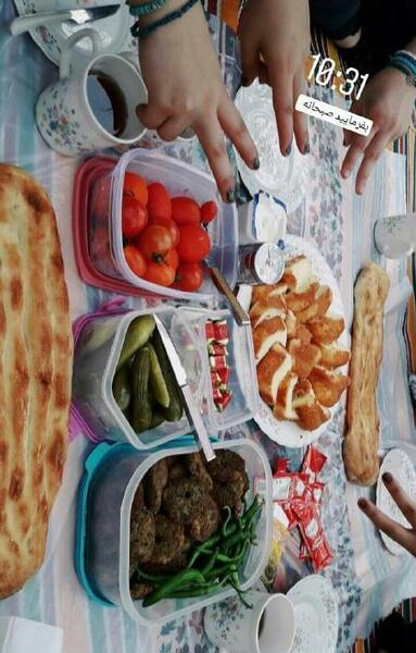 عکس فیک صبحانه