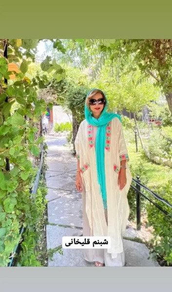 عکس لباس عروس شبنم قلی خانی