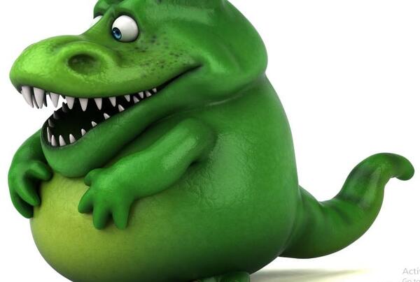 عکس دایناسور مسخره