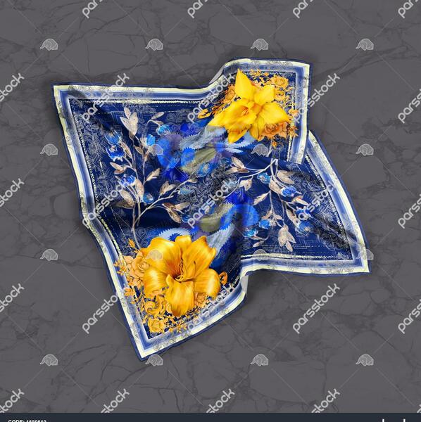 عکس روسری ابی کاربنی