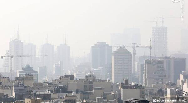 عکس باران پاییزی تهران