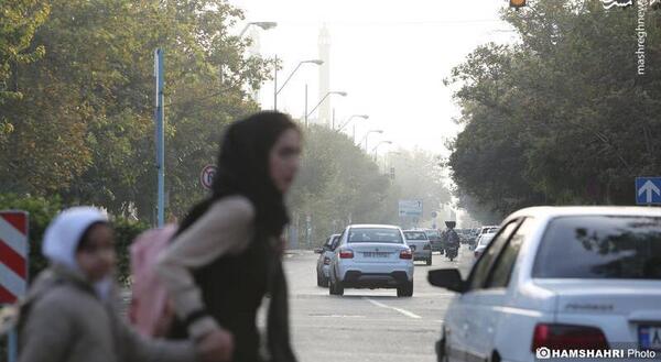 عکس باران پاییزی تهران