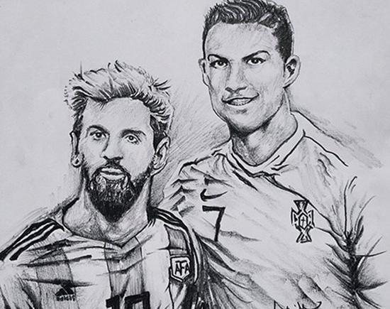 عکس رونالدو کاریکاتور