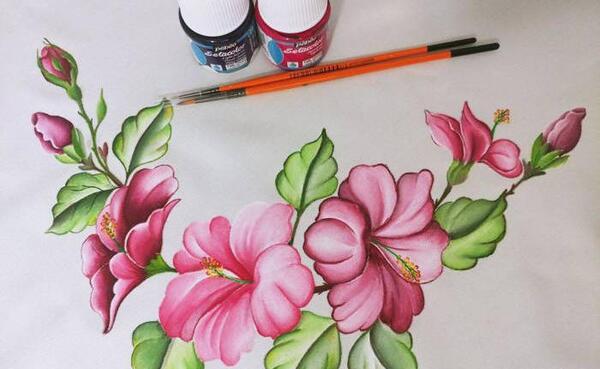 عکس ایده نقاشی روی لباس