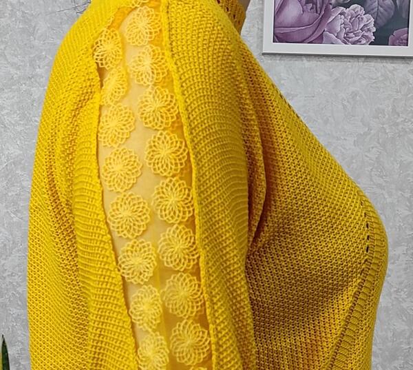 عکس مدل سارافون قلاب بافی زنانه