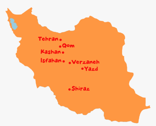 عکس تصویر ایران سیاه