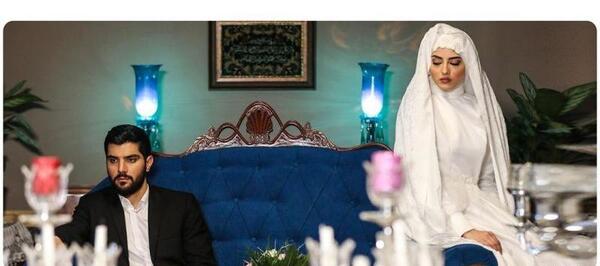 عکس پردیس پورعابدینی و همسرش