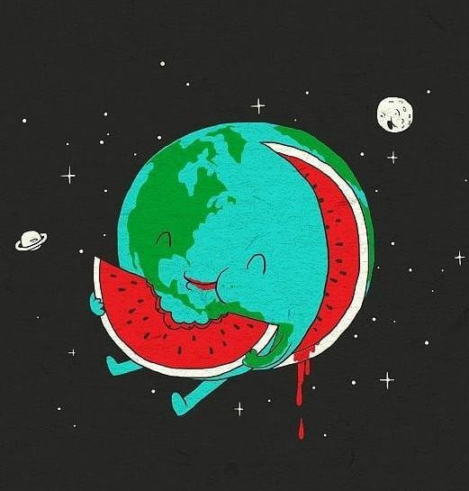 عکس ایده نقاشی برای شب یلدا