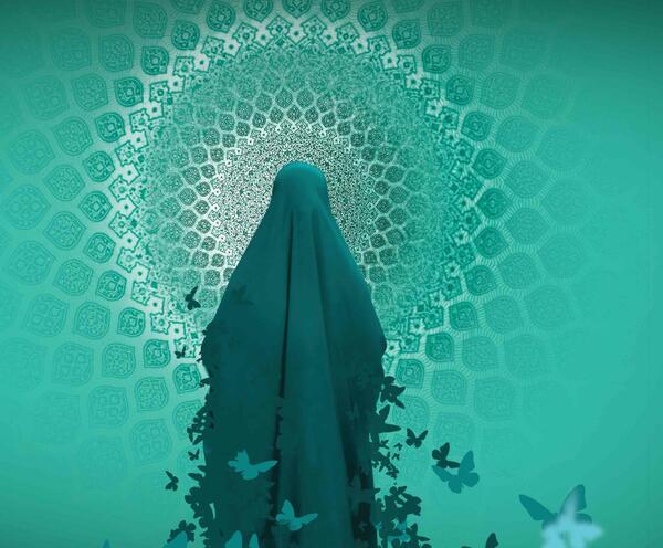 عکس نوشته موضوع حجاب