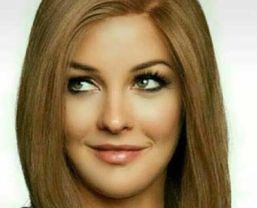 عکس رنگ مو دودی زیتونی