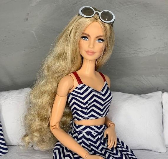 عکس لباس باربی ساده