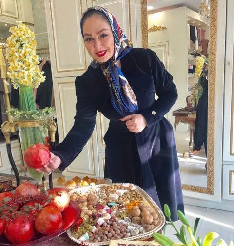 عکس شب یلدا نیوشا ضیغمی