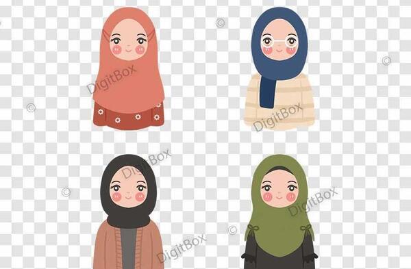 عکس حجاب کاریکاتور