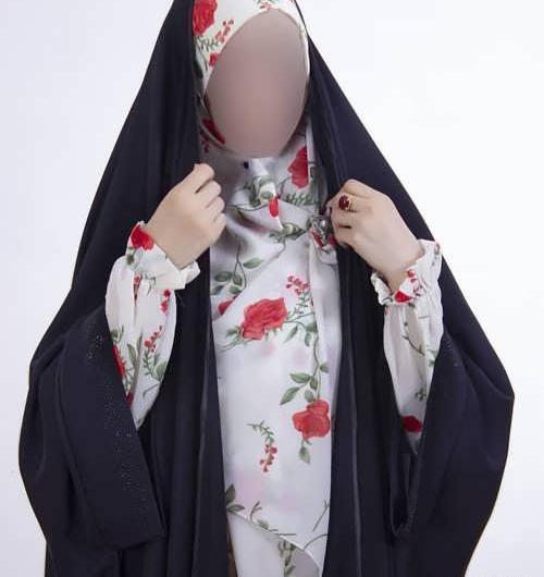 عکس روسری بستن زیر چادر