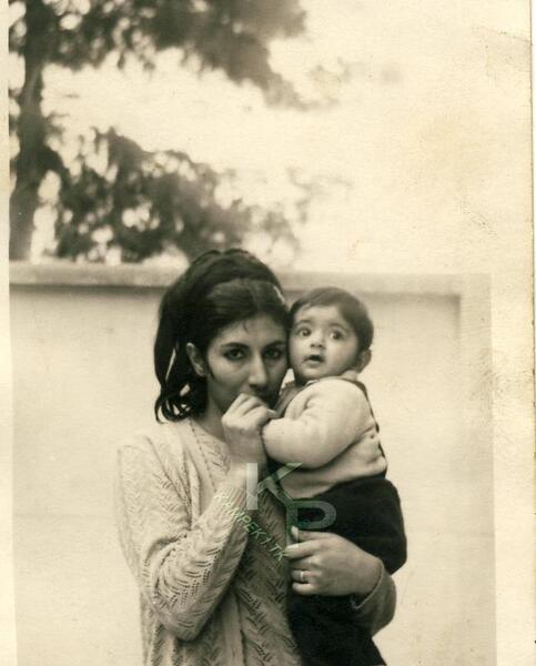 عکس بچگی هانیه غلامی