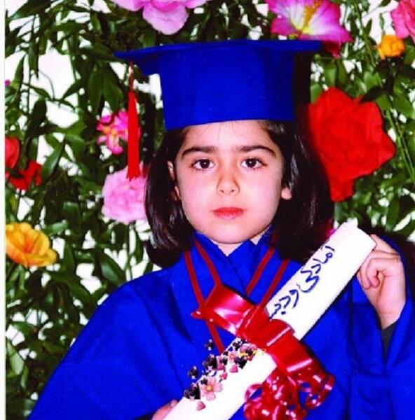عکس بچگی هانیه غلامی