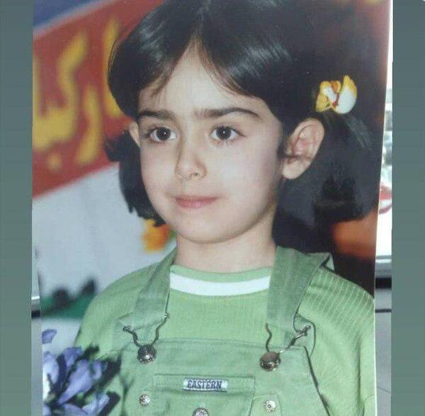 عکس بچگی هانیه غلامی