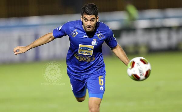 عکس علی کریمی پرسپولیس و همسرش