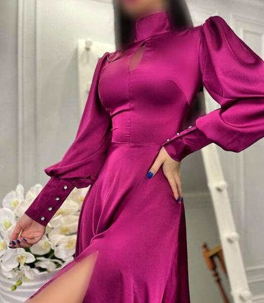 عکس لباس مجلسی کوتاه یقه ایستاده