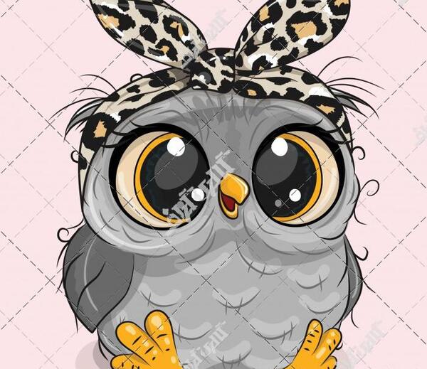 عکس جغد کارتونی