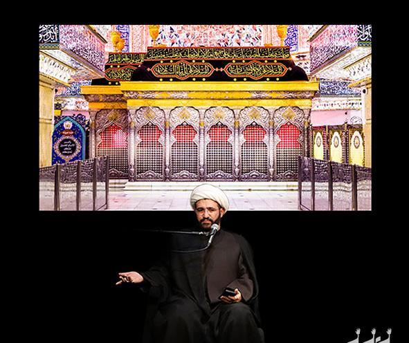 عکس امام حسین از پشت سر