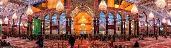 عکس امام حسین از پشت سر
