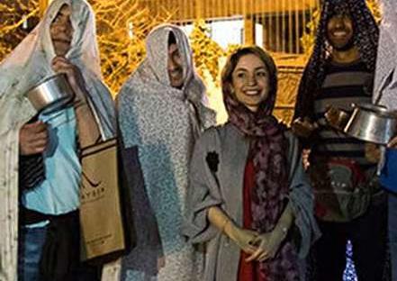 عکس شال اندازی چهارشنبه سوری