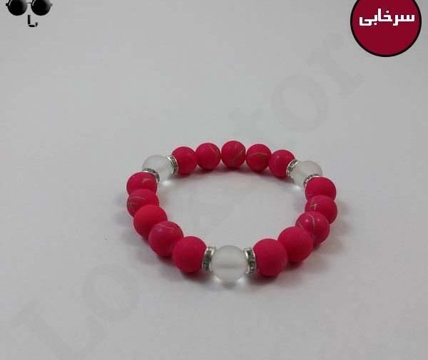 عکس دستبند صورتی