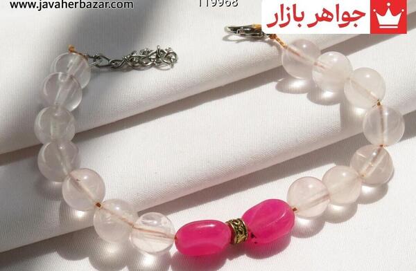 عکس دستبند صورتی