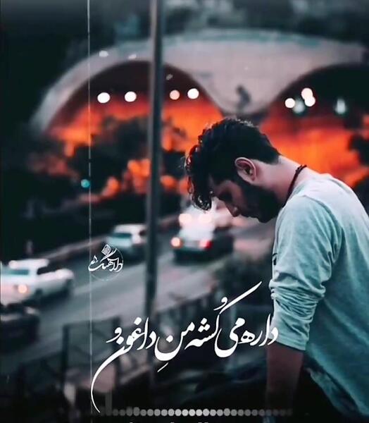عکس نوشته پروانه شدم