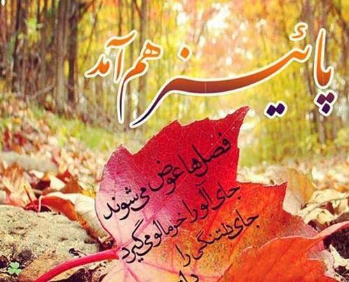 قاب عکس زیبا پاییز