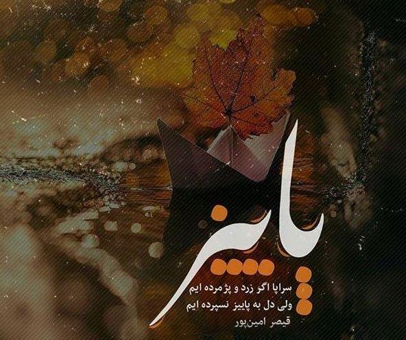 قاب عکس زیبا پاییز