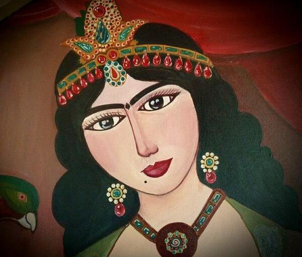 عکس دختر قاجاریه