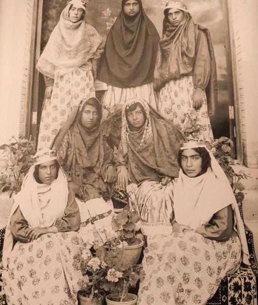 عکس دختر قاجاریه