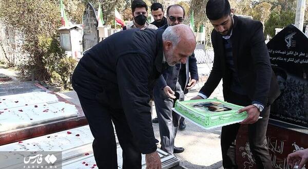 عکس همسر شهید حسن باقری