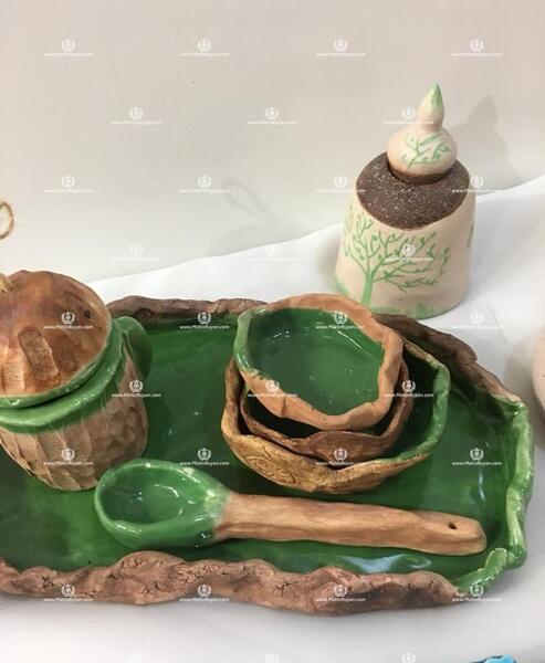 عکس نقاشی مدرن چوب