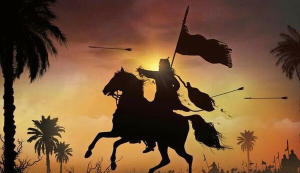 عکس حضرت عباس برای نقاشی