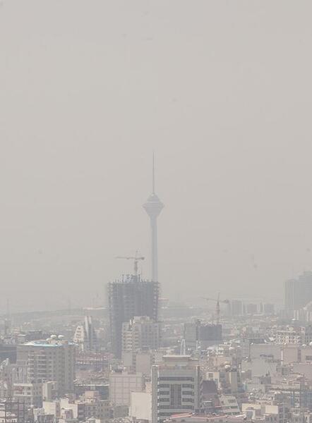 عکس آلودگی هوای تهران